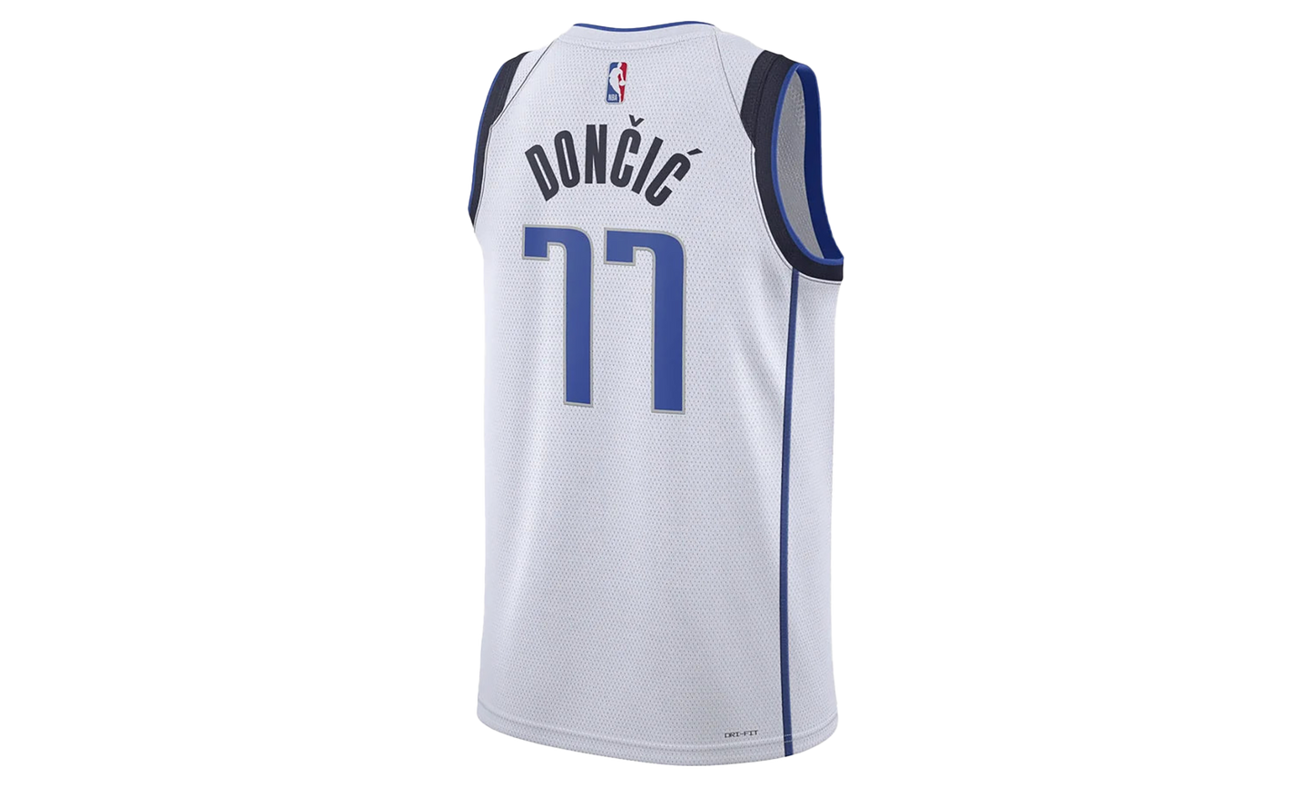 NBA MAVERICKS 'DONCIC 77' 22/23 ASSOCIATION EDITION SWINGMAN JERSEY "White" DN2074 100