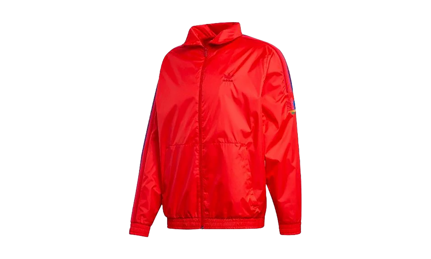 3D Trefoil 3-Stripes Track Jacket "Active Red" GE6248