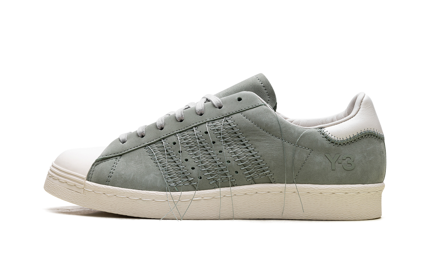 Y-3 Superstar "Silver Green Off White Light Brown" IG0801