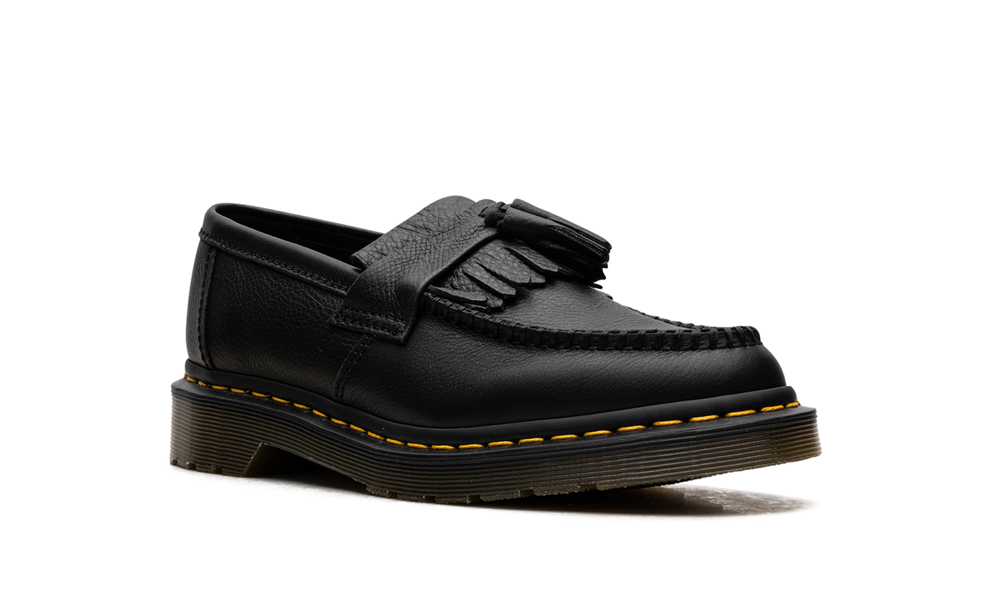 Adrian Virginia Leather Tassel Loafers "Black" 22760001