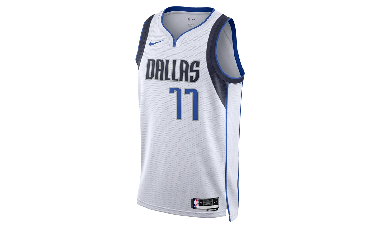 NBA MAVERICKS 'DONCIC 77' 22/23 ASSOCIATION EDITION SWINGMAN JERSEY "White" DN2074 100