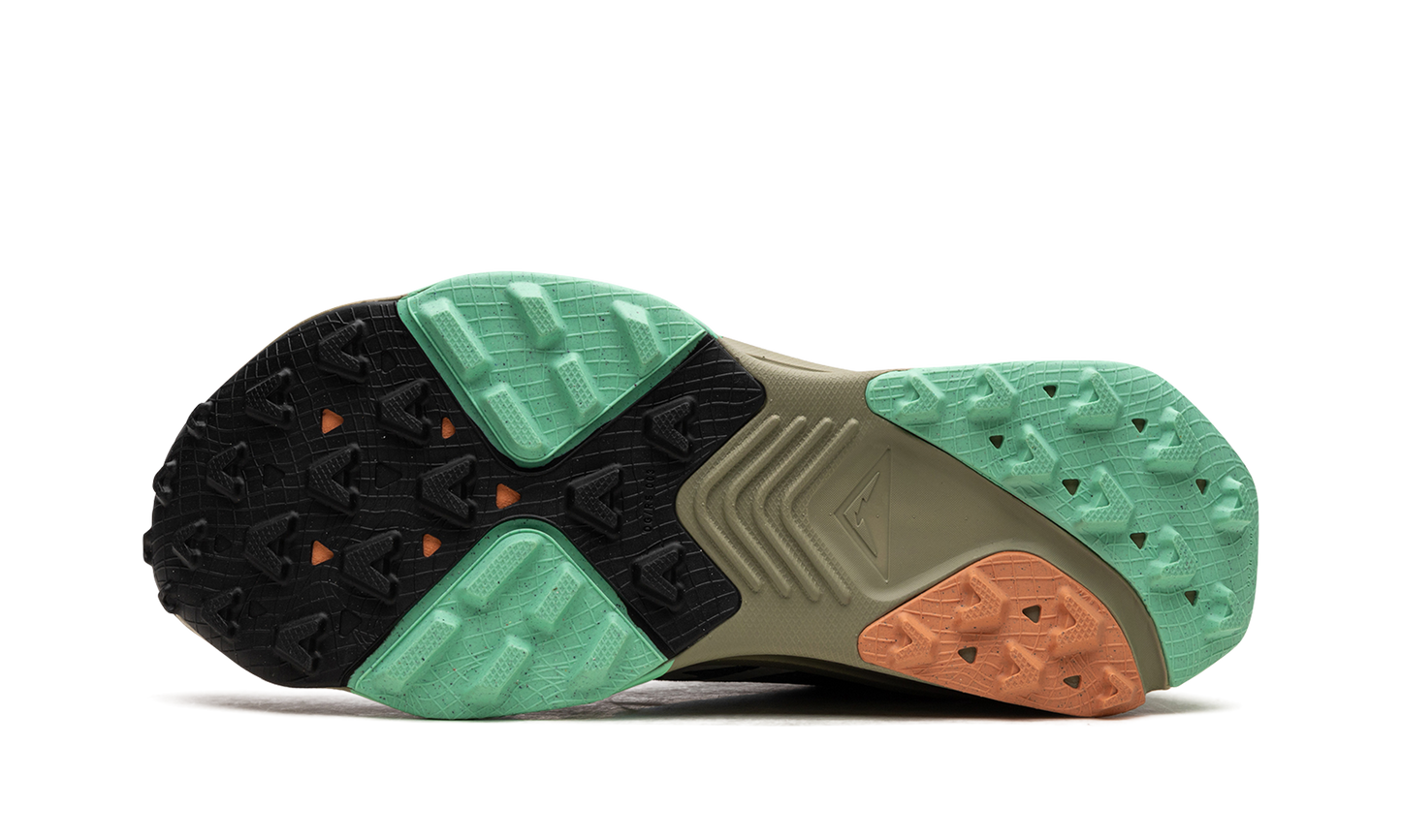 Nike ZoomX Zegama Trail "Light Slate Grey Glow Green Bone Black" DH0623 300