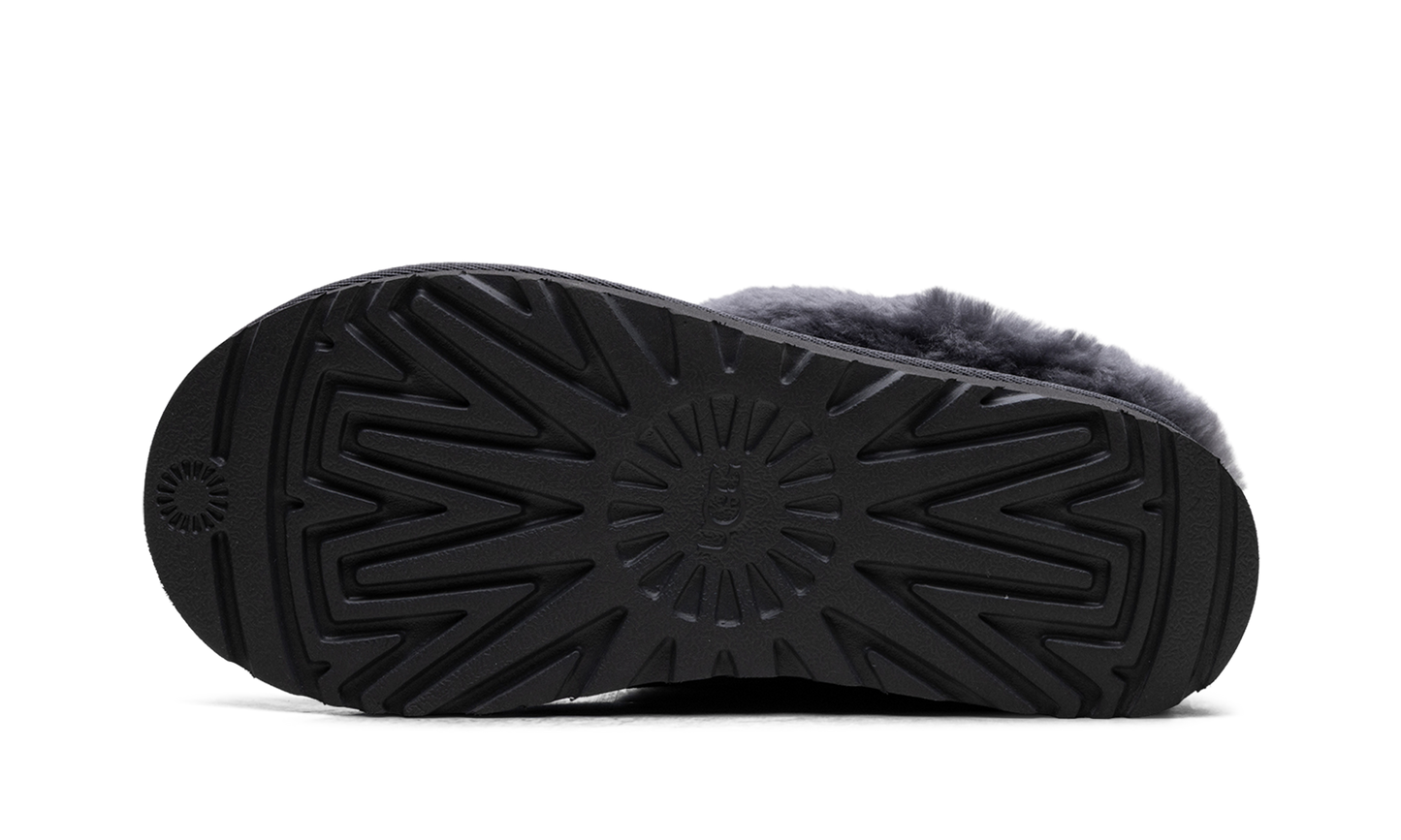 Tazzette Genuine Shearling Collar Slipper WMNS "Obsidian" 1134810 OBS