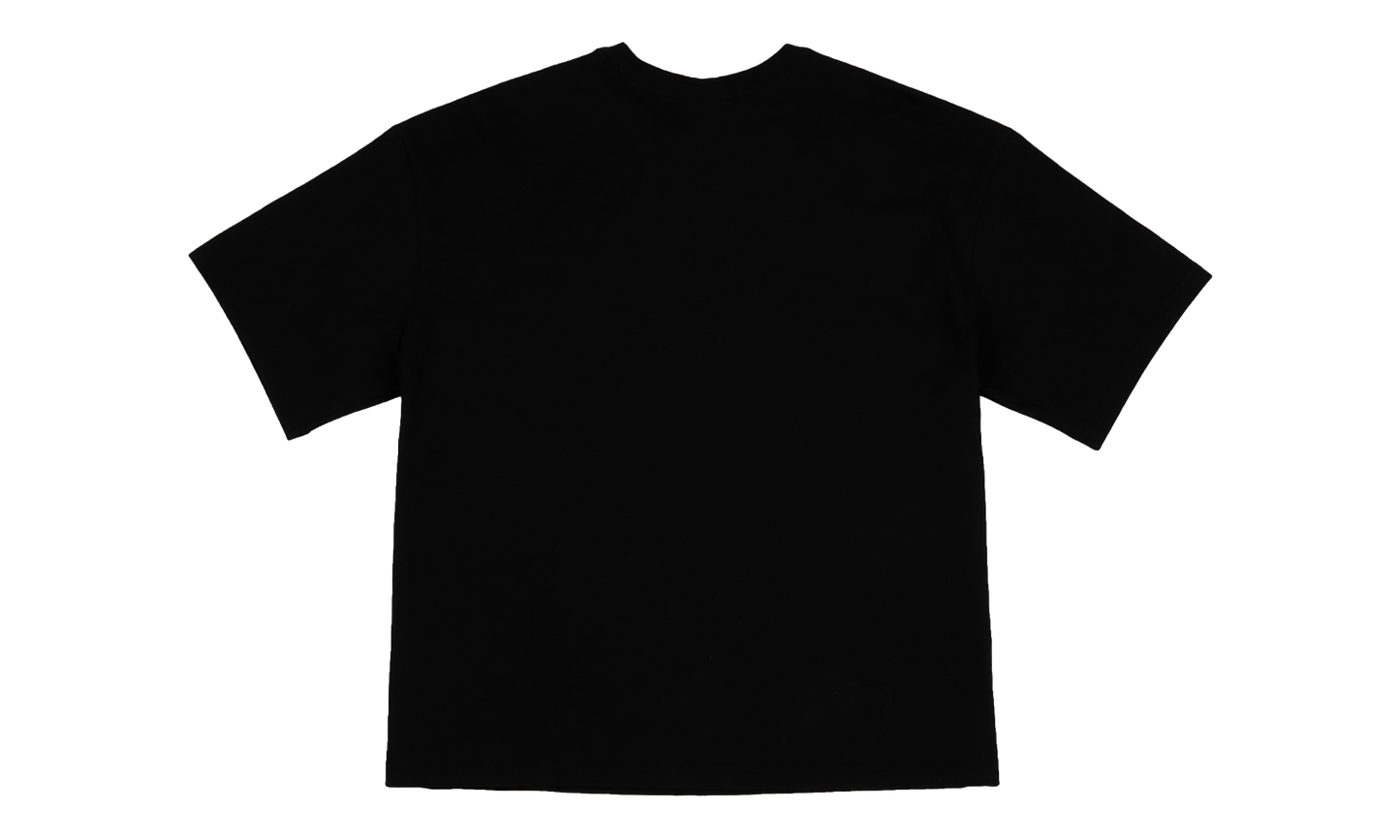 Life Short-Sleeve Boxy Knit Top "Black" II4379 010