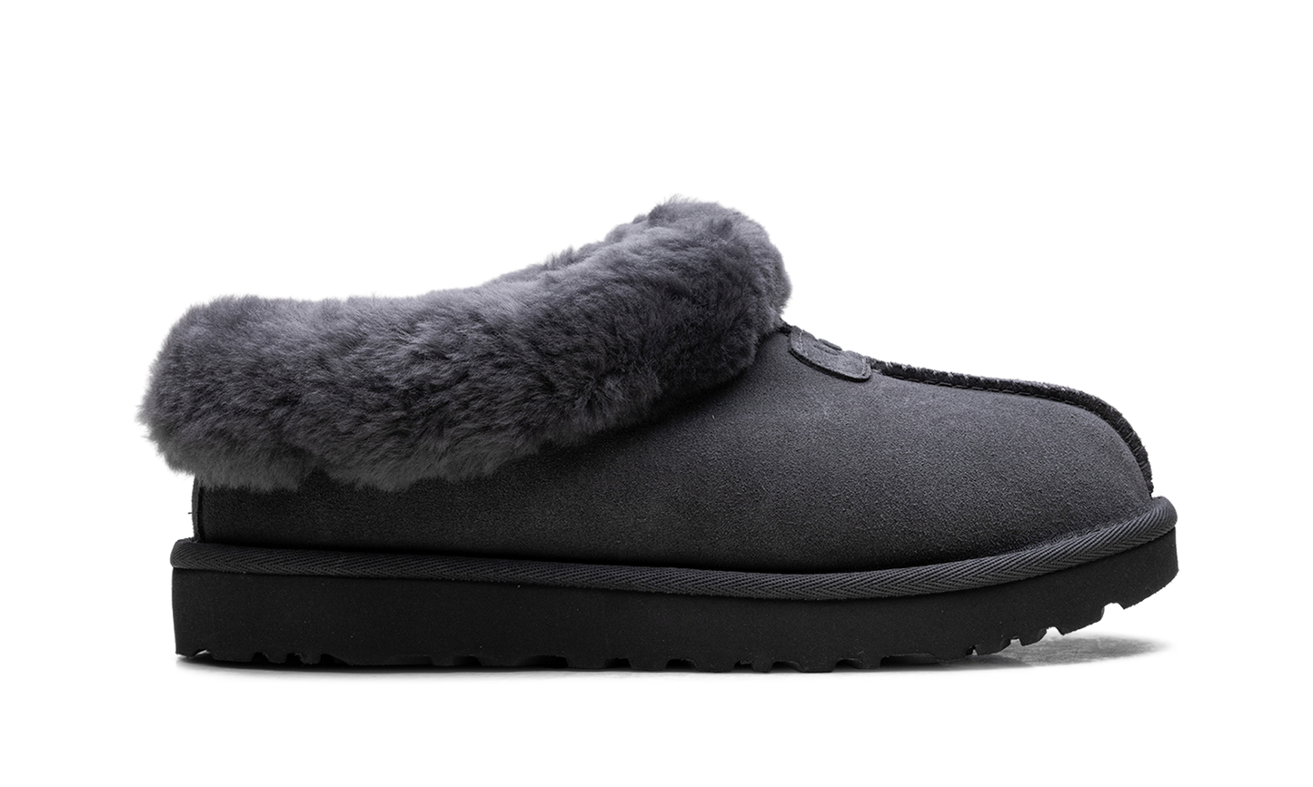 Tazzette Genuine Shearling Collar Slipper WMNS "Obsidian" 1134810 OBS